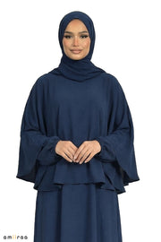 Sodalite Blue Flowing Modest Top & Maxi Skirt Set