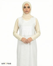 Brilliant White Essential Lightweight Ladies Ihram Petticoat