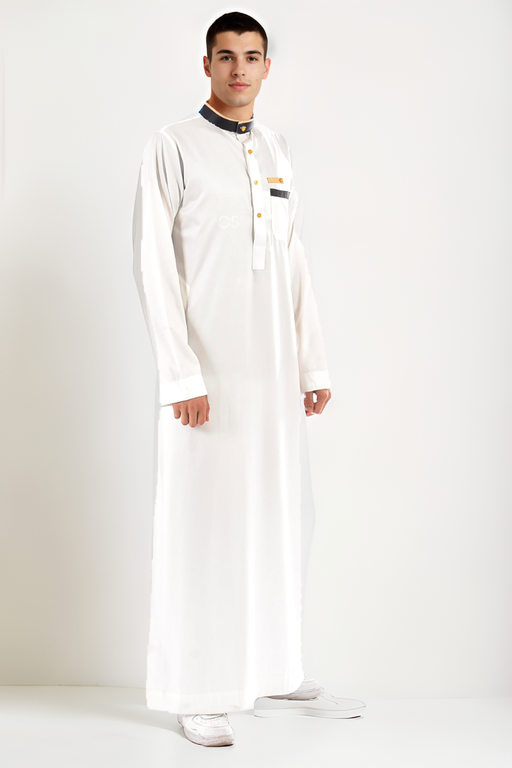 Markim fancy Thobe – White