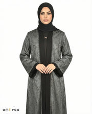 Tap Shoe Modern Marbled Abaya with Diamante Detailing