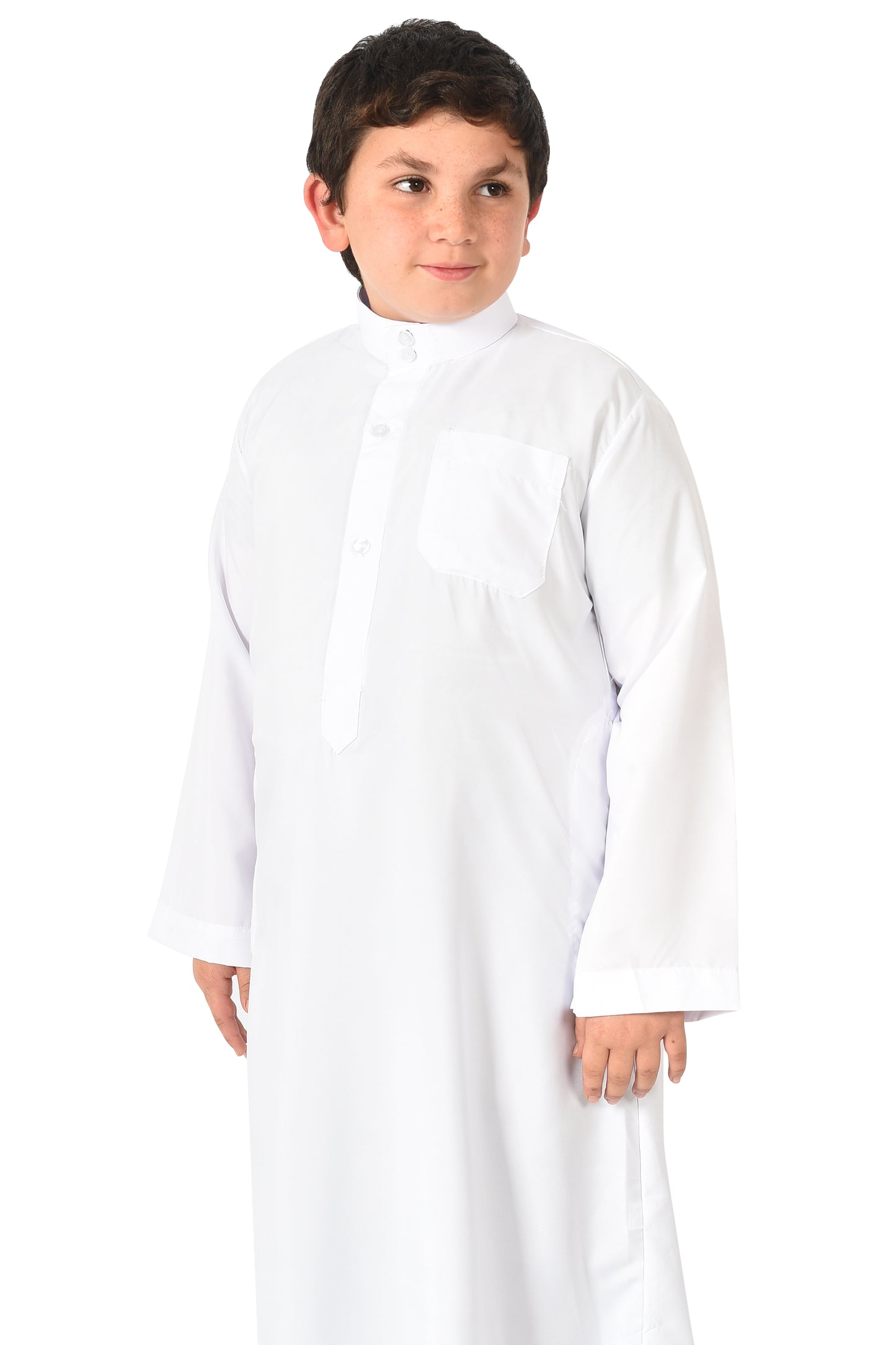 Boys’ White Thobe – Elegant and Comfortable for Everyday Wear and Occasions