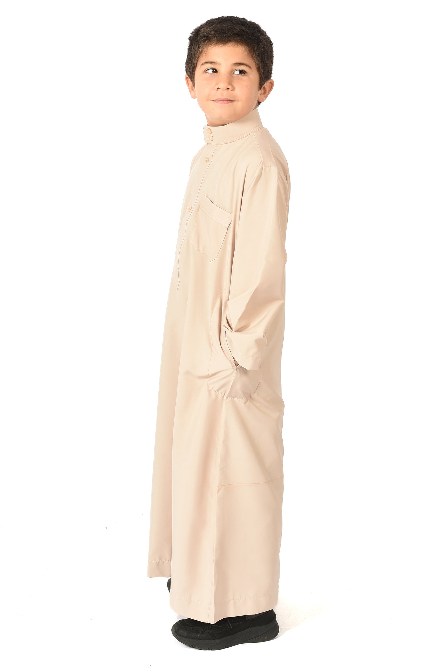 Al-Othman Kids Tassel Thobe - biege