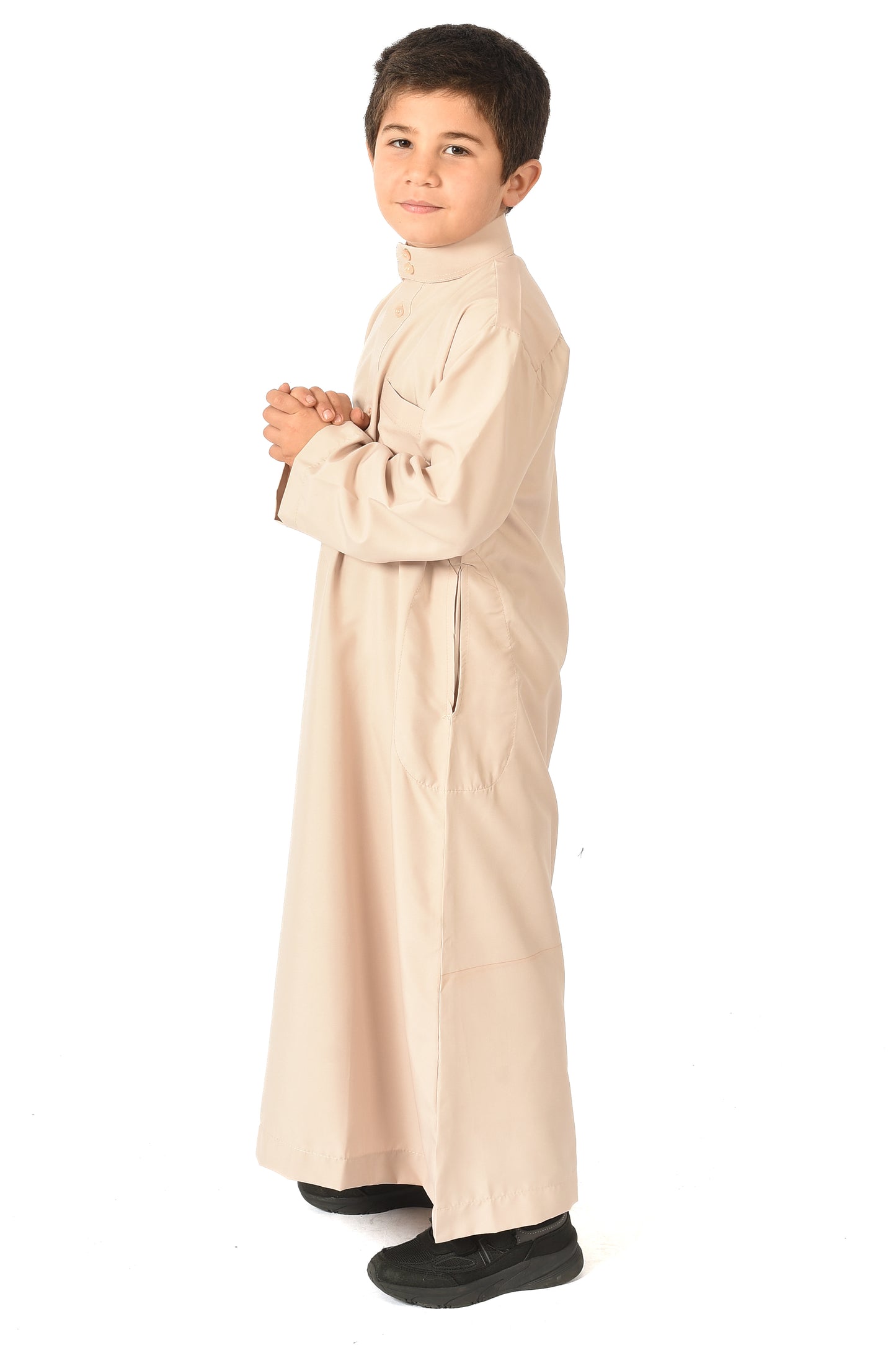 Al-Othman Kids Tassel Thobe - biege