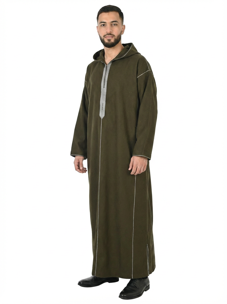 Rosin Men's Winter Thobe Pull Over