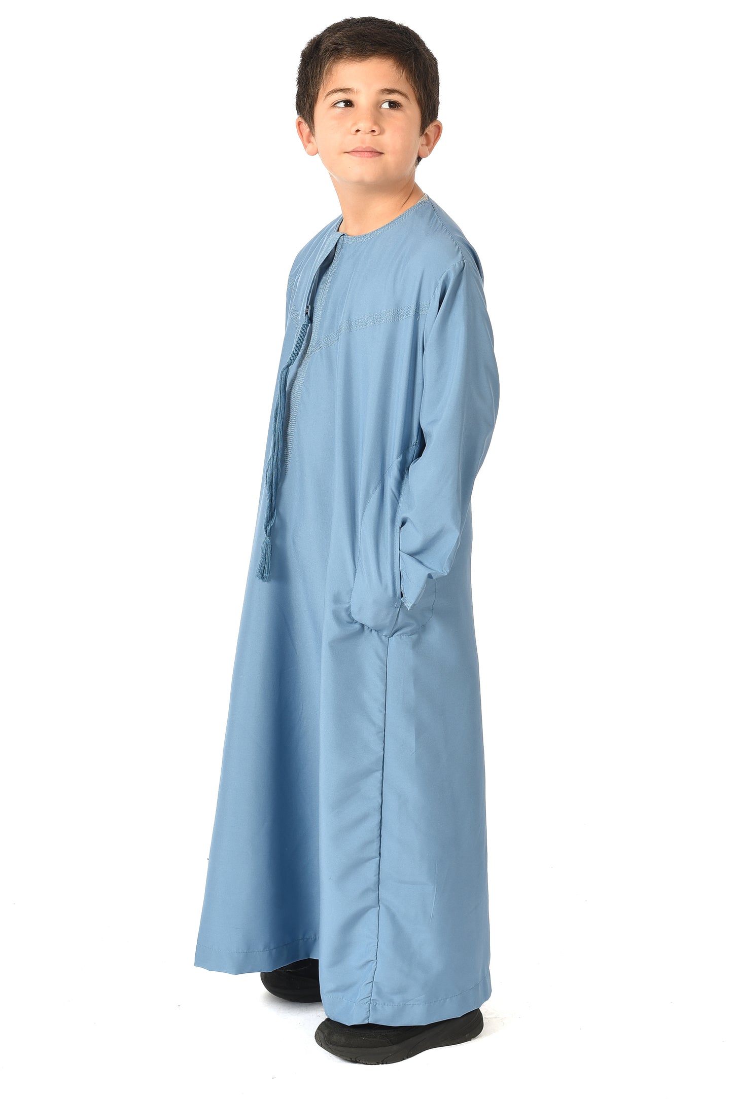 Al-Othman Kids Tassel Thobe - Blue