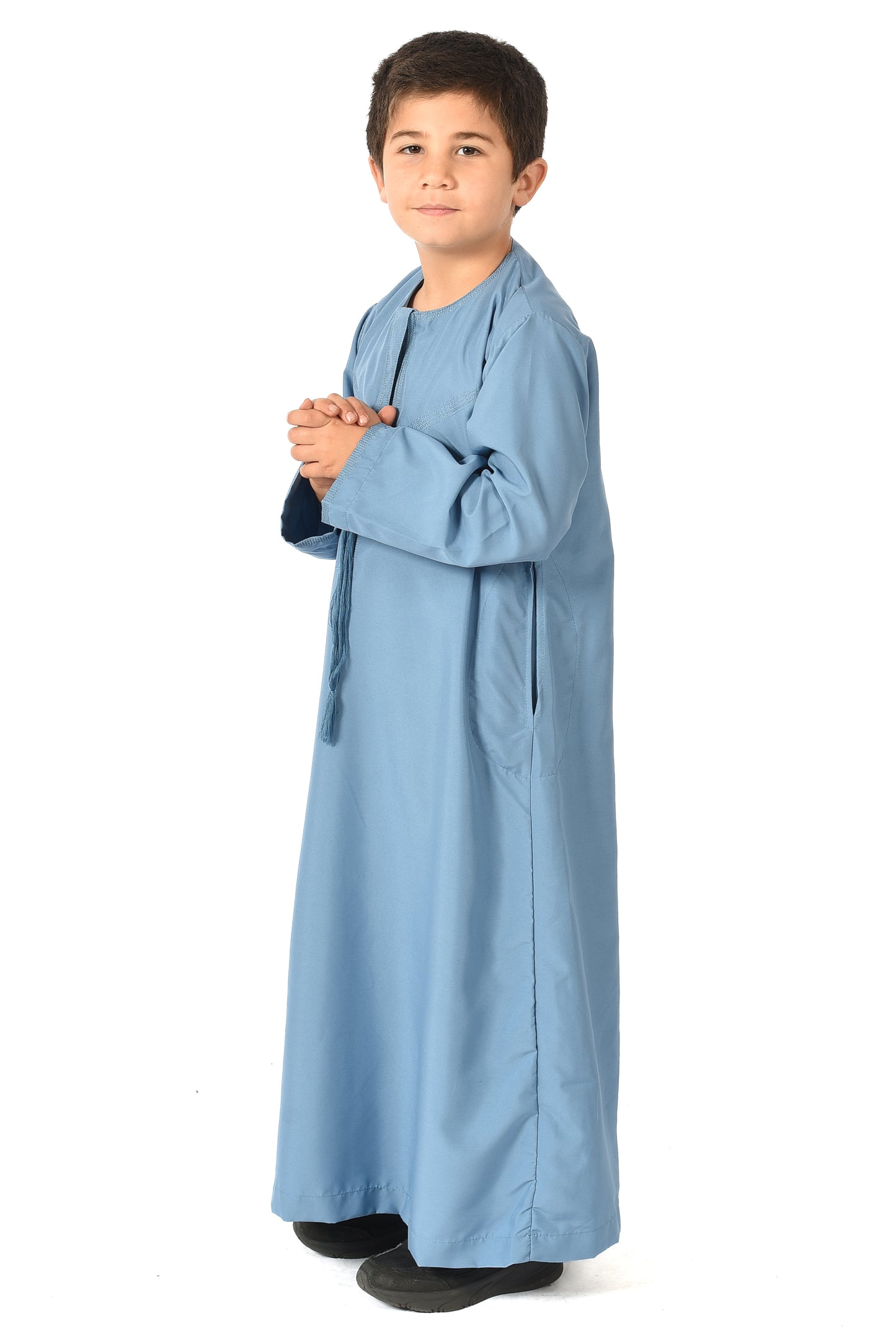Al-Othman Kids Tassel Thobe - Blue