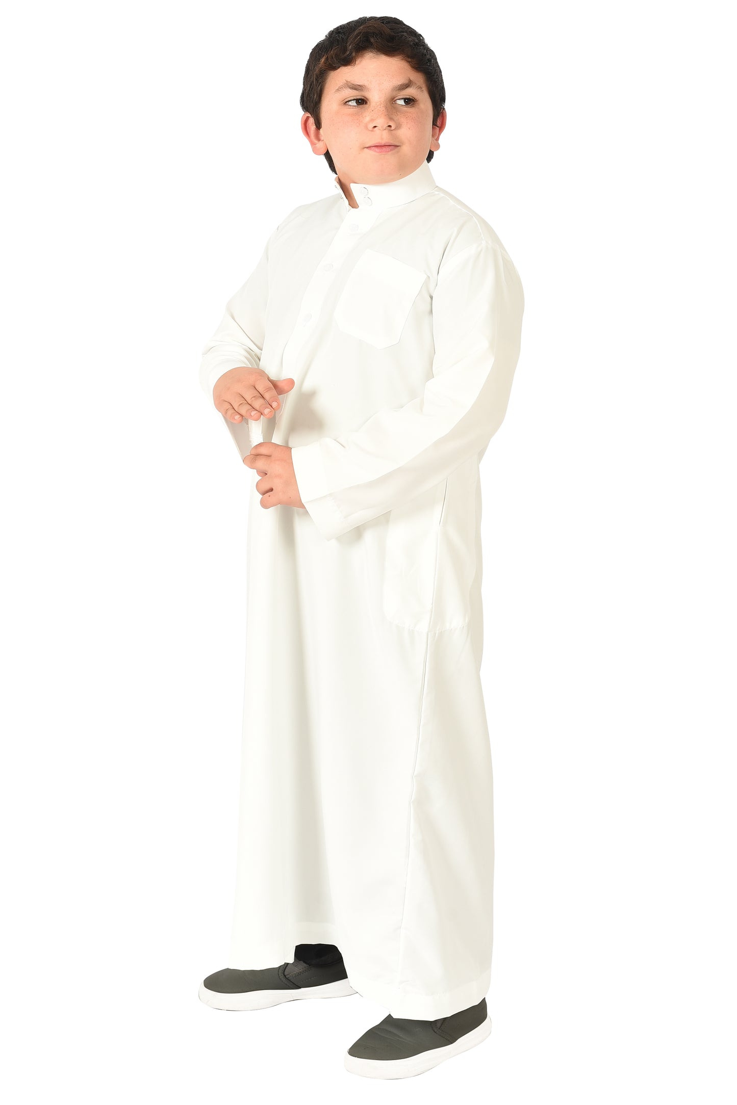Al-Othman Kids Tassel Thobe - cream