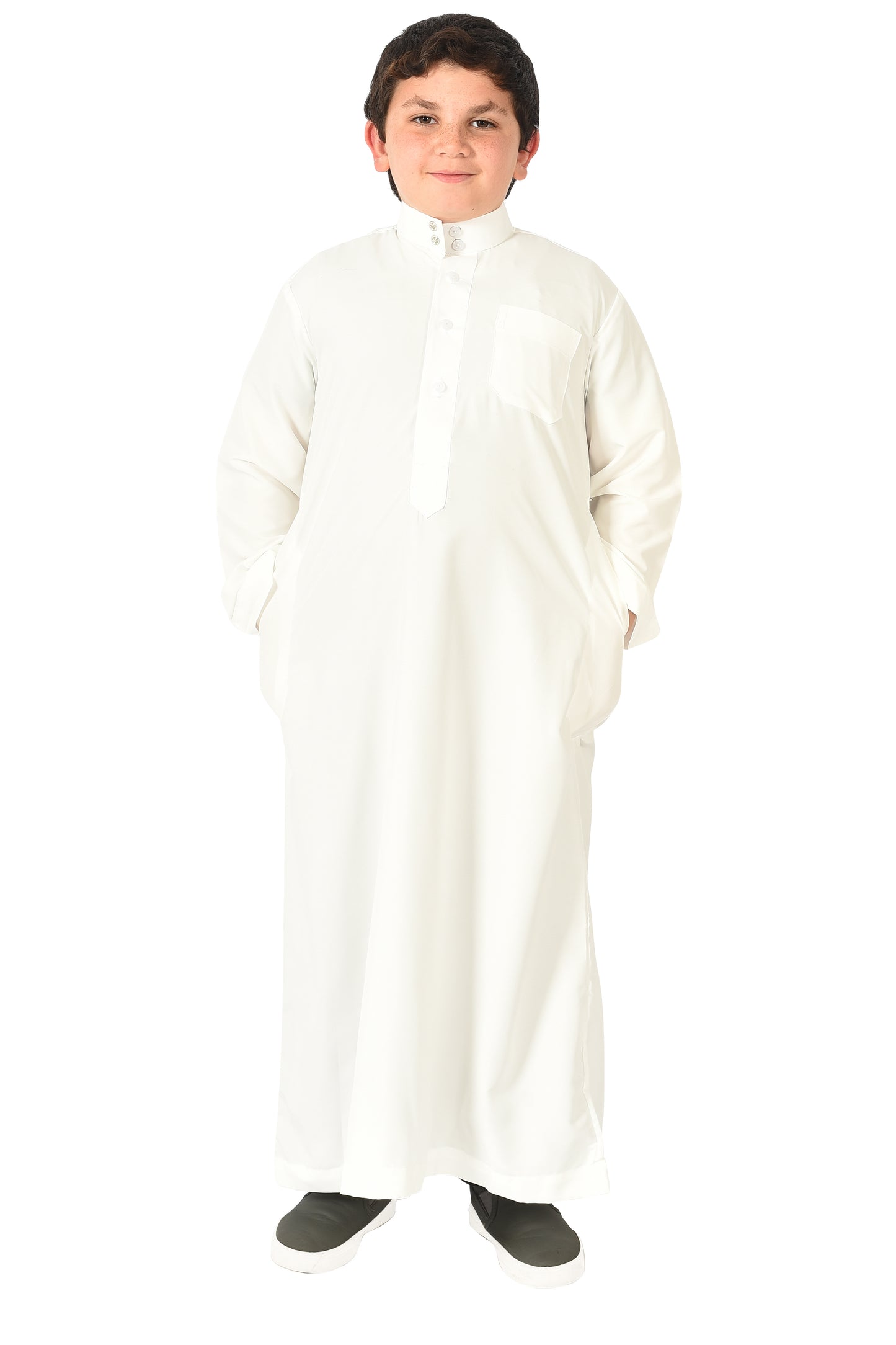 Al-Othman Kids Tassel Thobe - cream