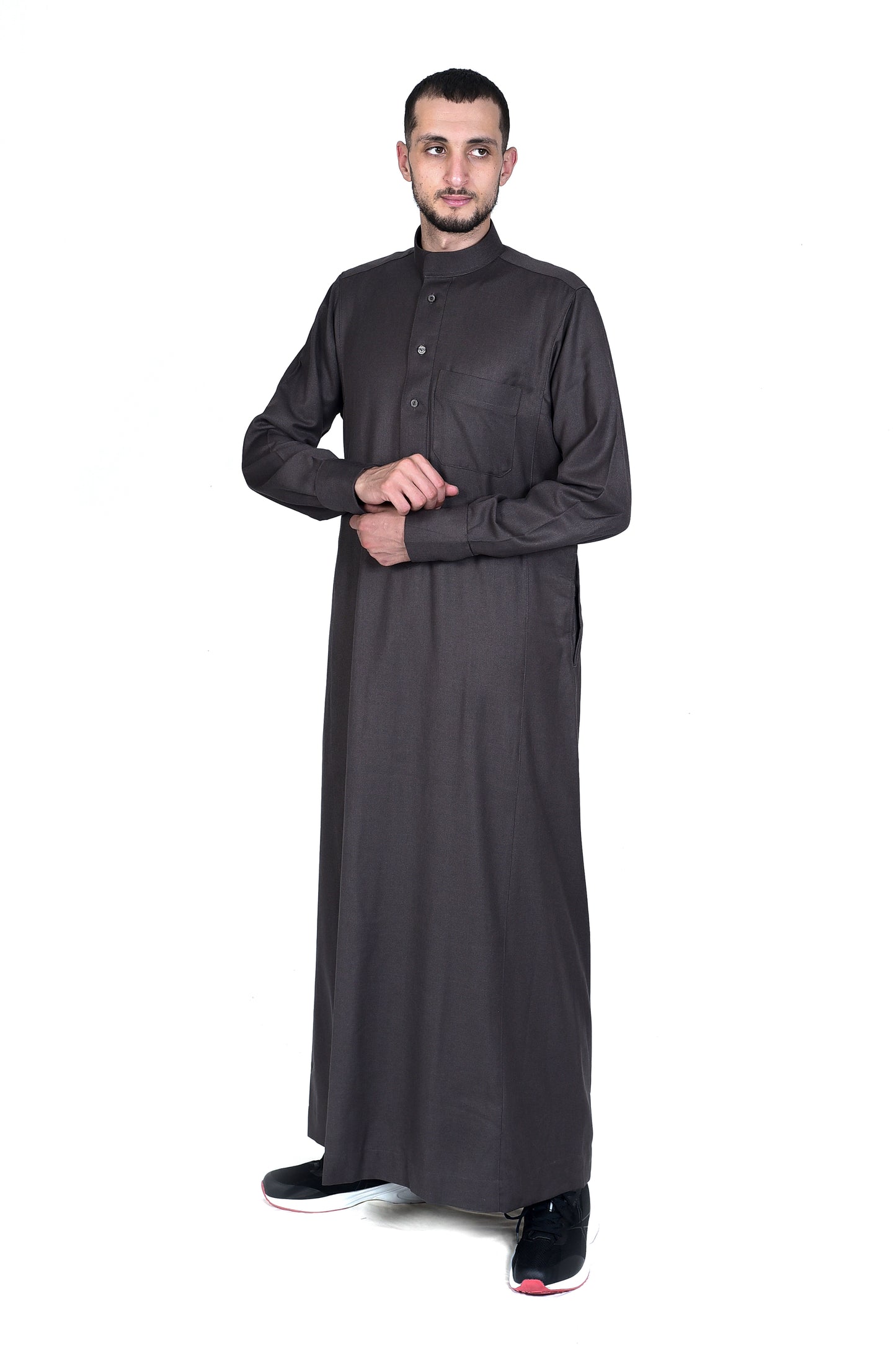 Droush Winter Thobe – Dark Brown