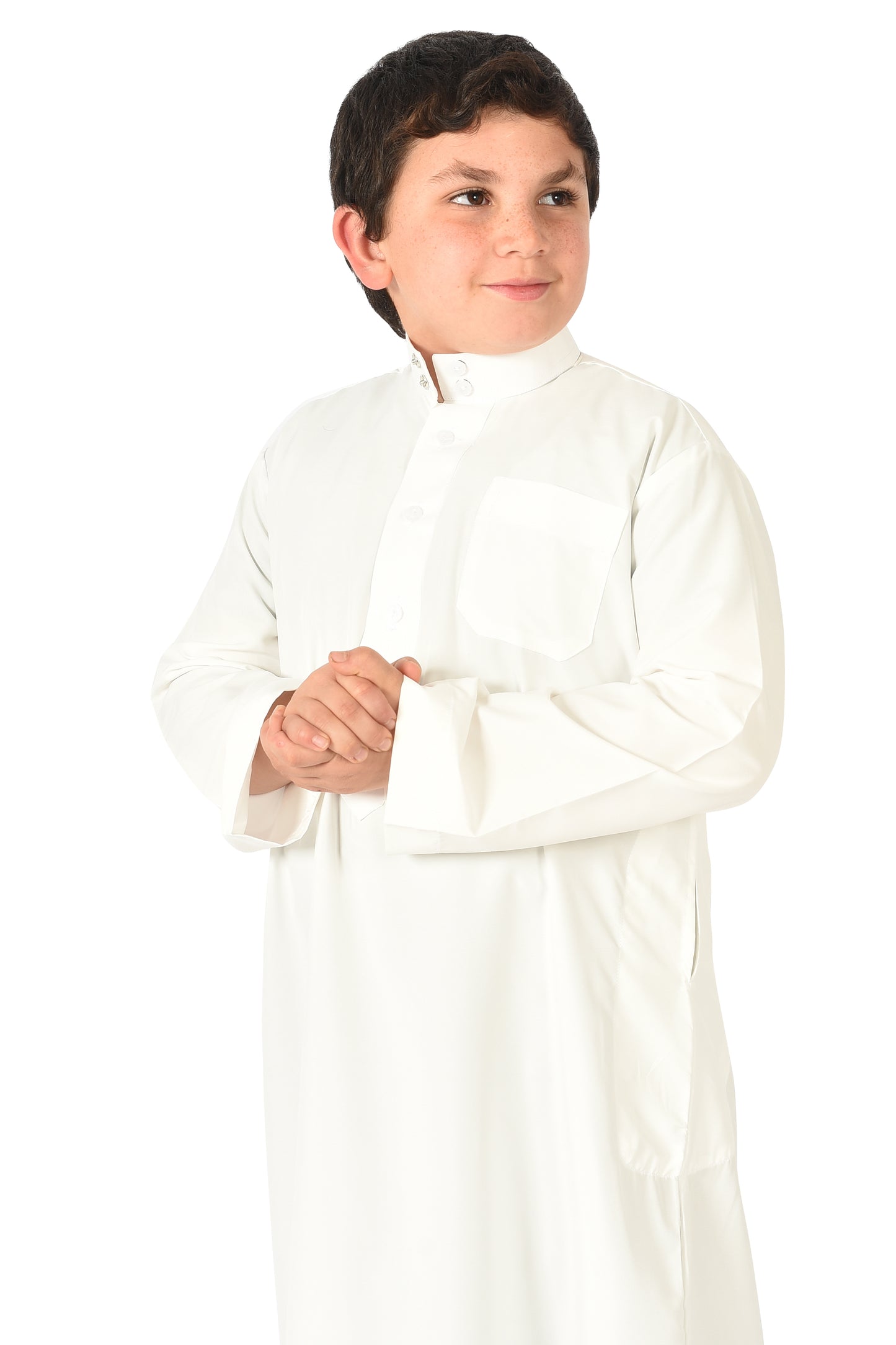 Al-Othman Kids Tassel Thobe - cream