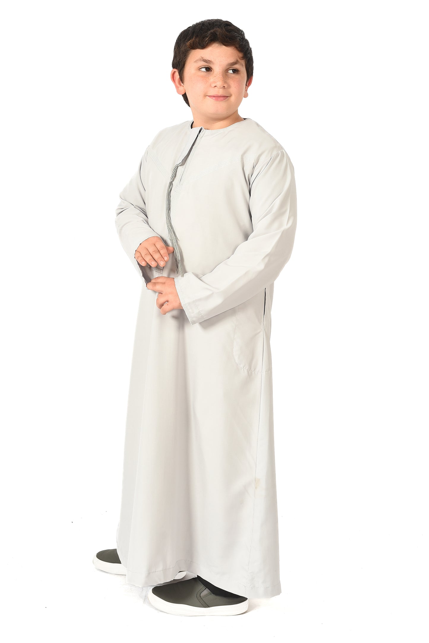 Al-Othman Kids Tassel Thobe - Alloy