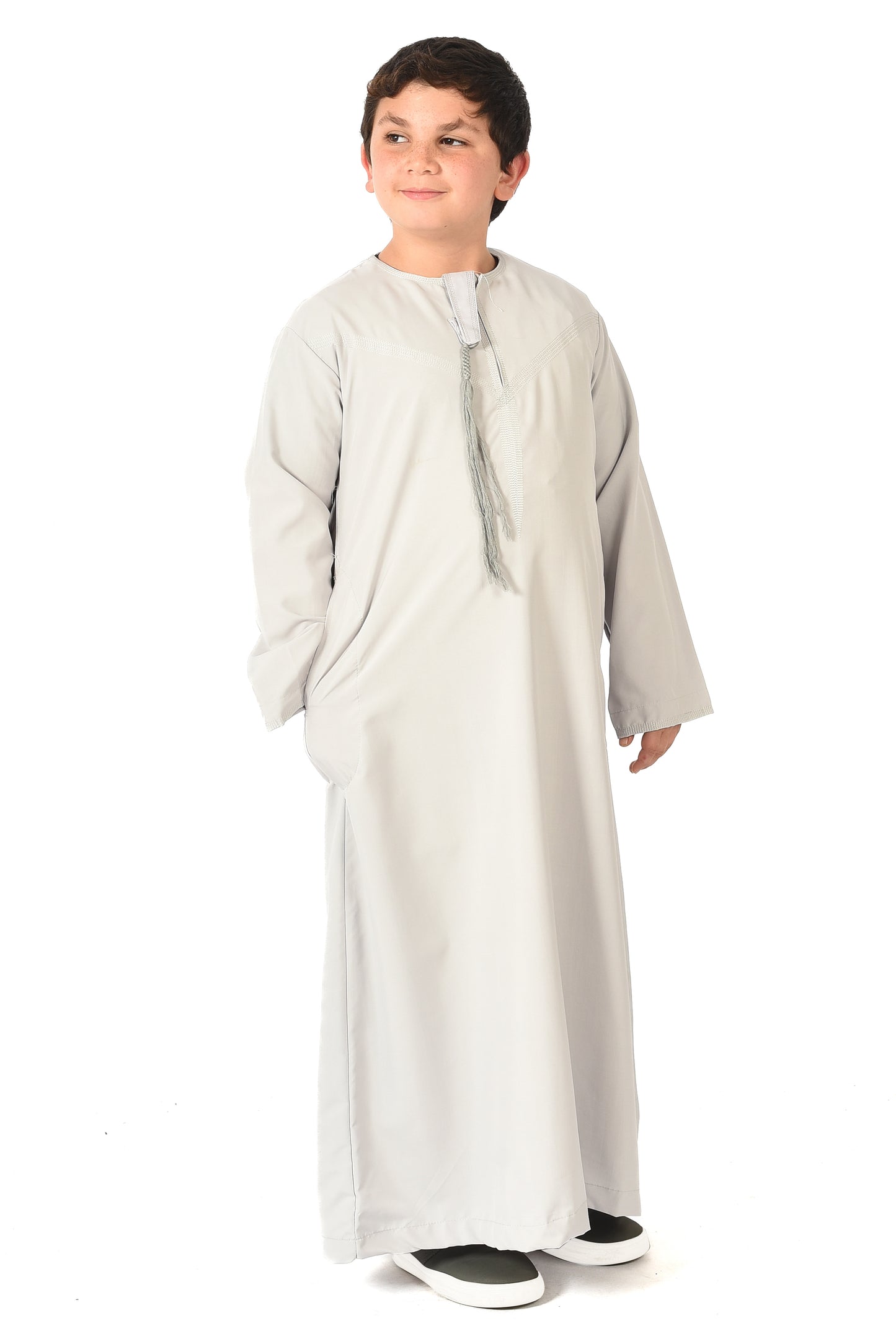 Al-Othman Kids Tassel Thobe - Alloy