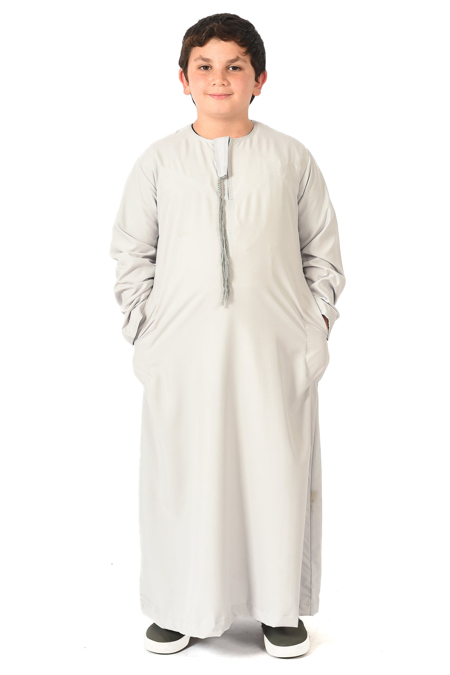 Al-Othman Kids Tassel Thobe - Alloy