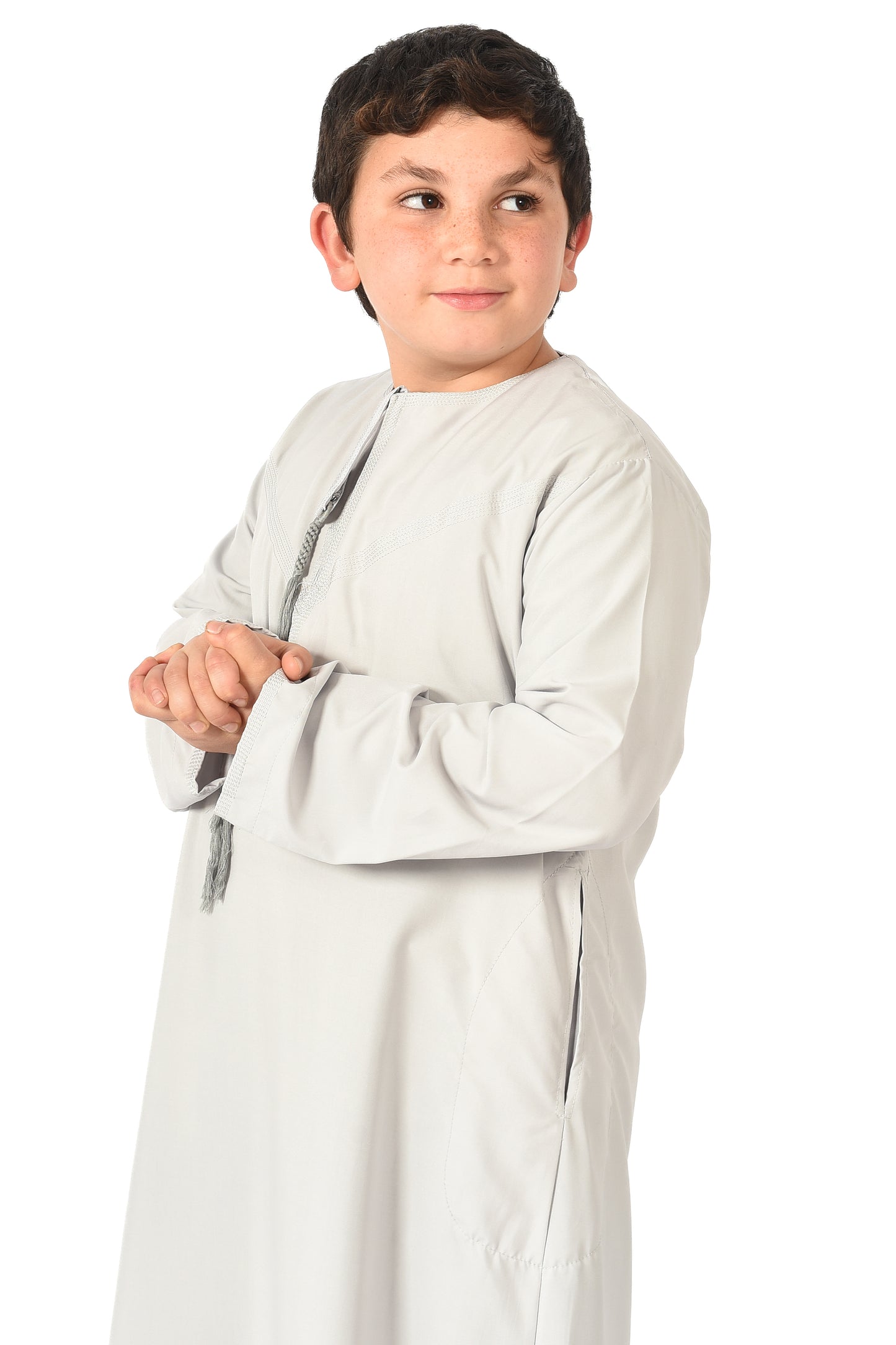 Al-Othman Kids Tassel Thobe - Alloy