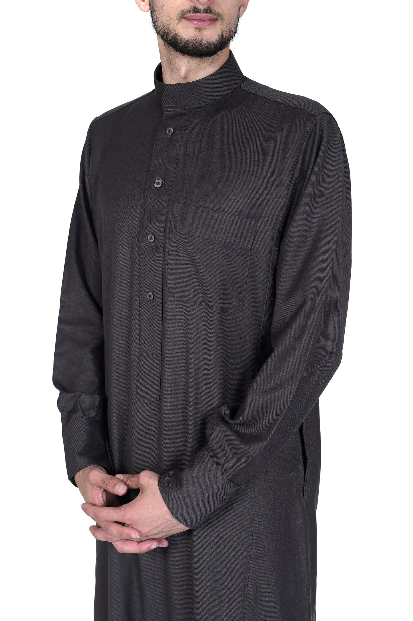 Droush Winter Thobe – Dark Brown