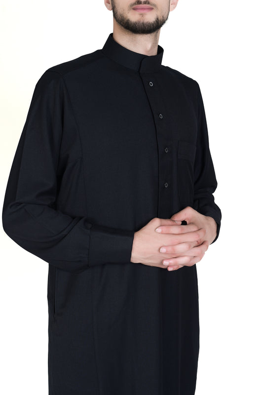 Droush Winter Thobe – Black