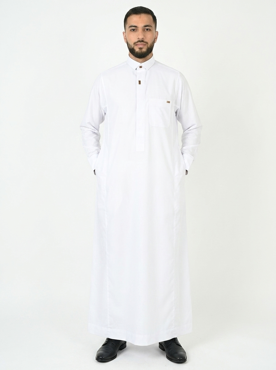 Brilliant White Al Fares Premium Thobe