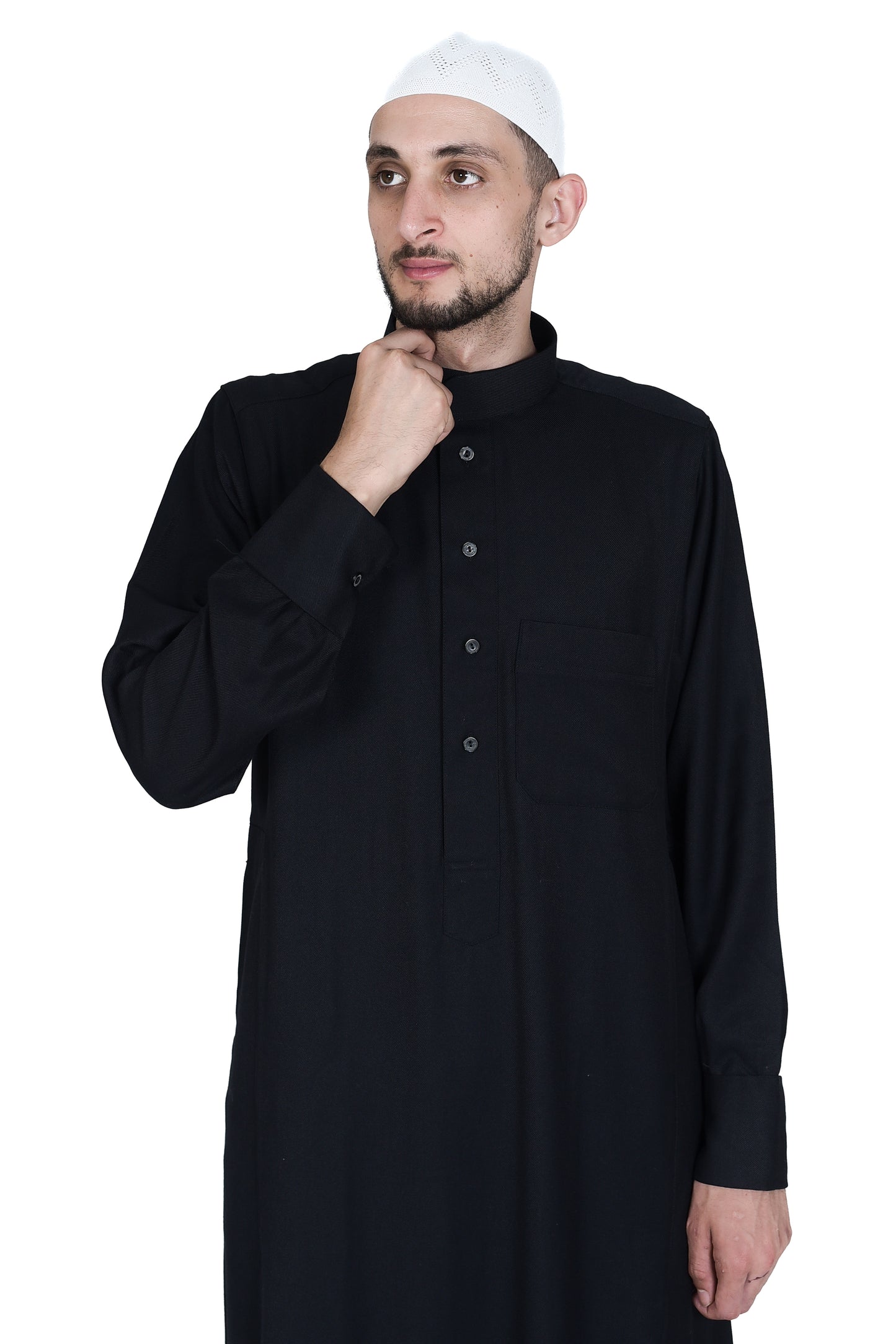 Droush Winter Thobe – Black