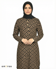 Brownie Diamond Print Tunic & Pants 2-Piece Set