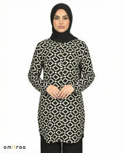 Quarry Diamond Print Tunic & Pants 2-Piece Set