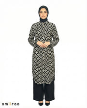 Quarry Diamond Print Tunic & Pants 2-Piece Set