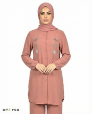 Mesa Rose Diamante Embellished Modest 2PC Set