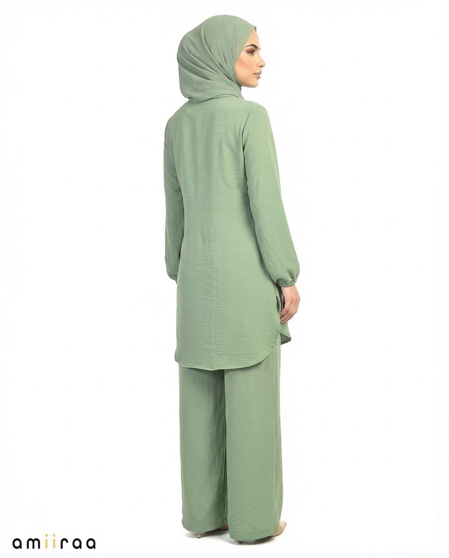 Guacamole Diamante Embellished Modest 2PC Set