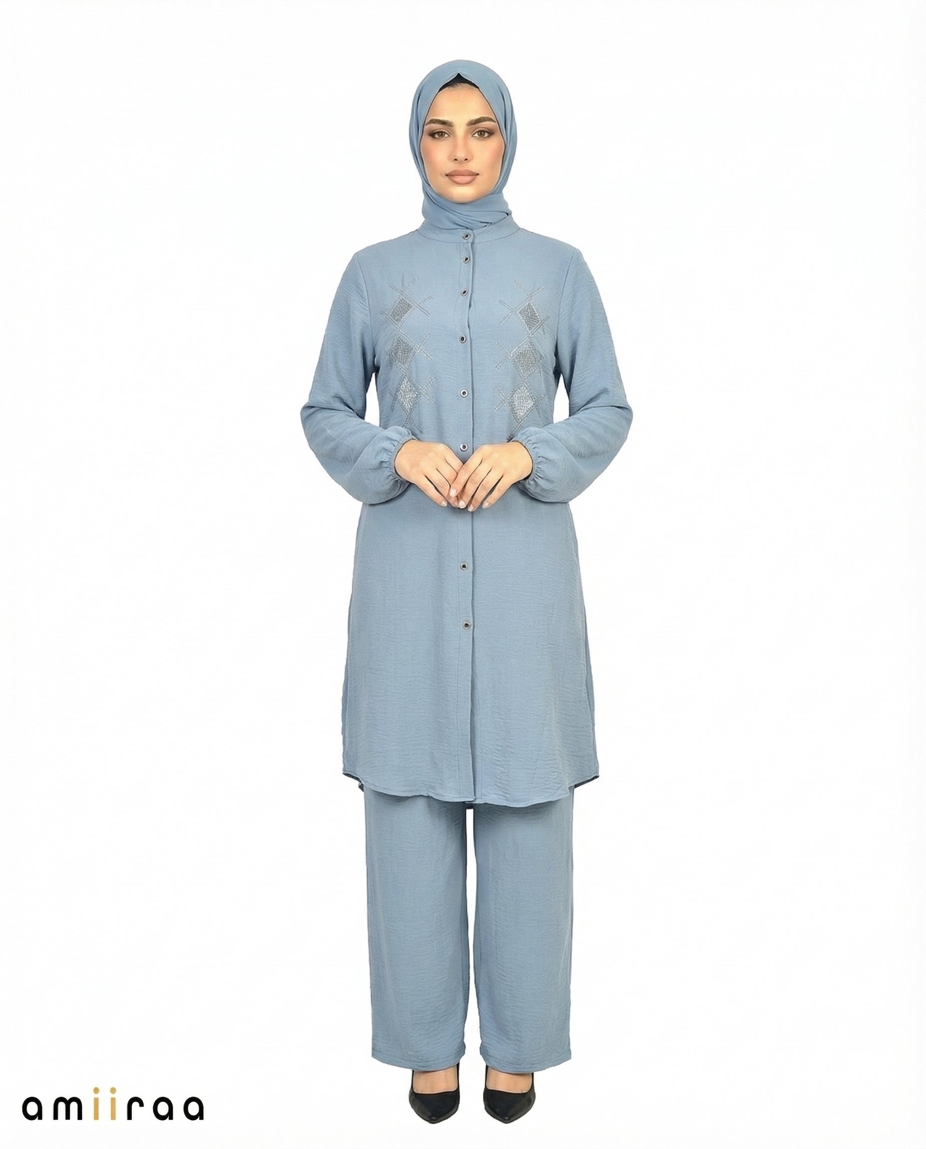 Tradewinds Diamante Embellished Modest 2PC Set