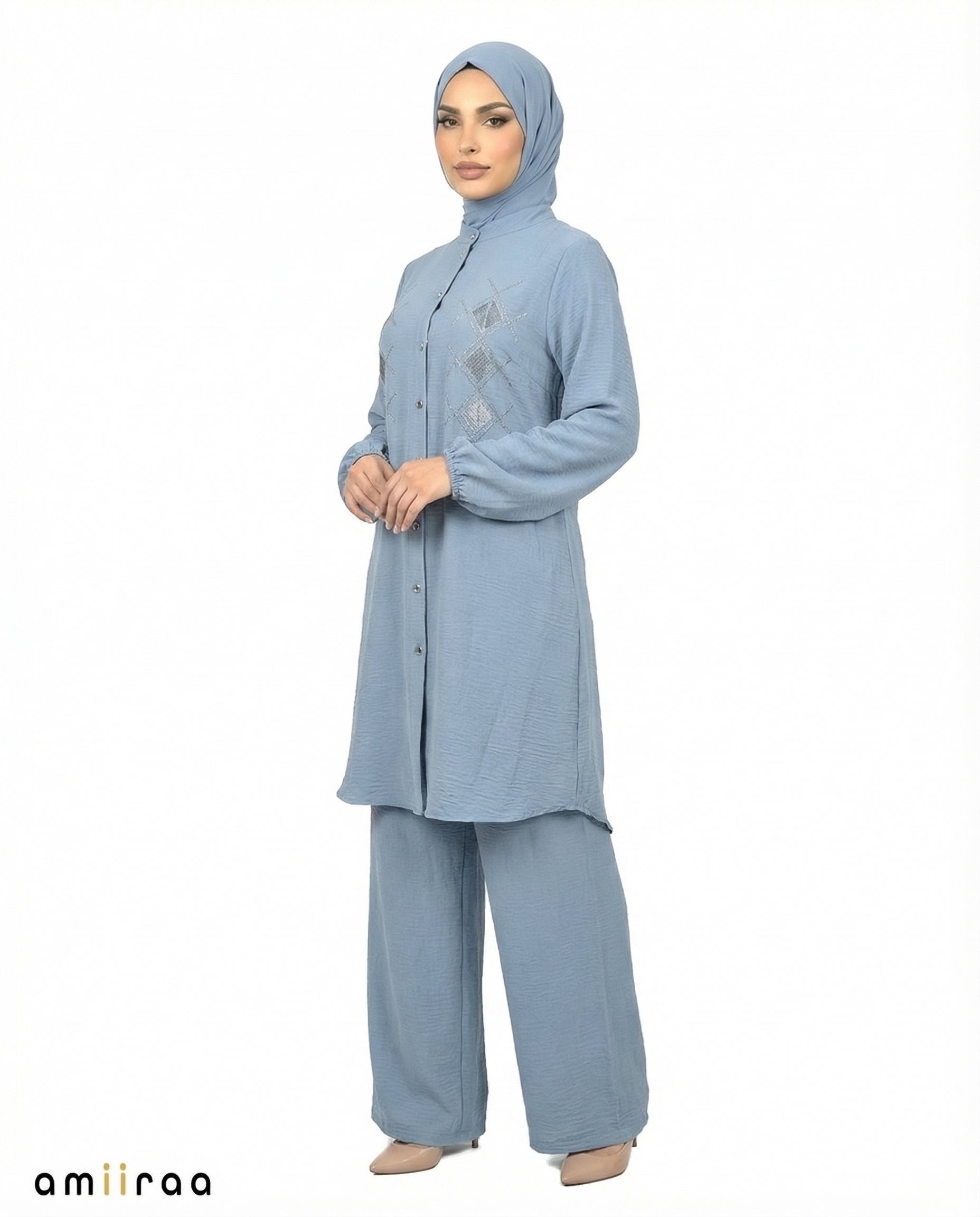 Tradewinds Diamante Embellished Modest 2PC Set