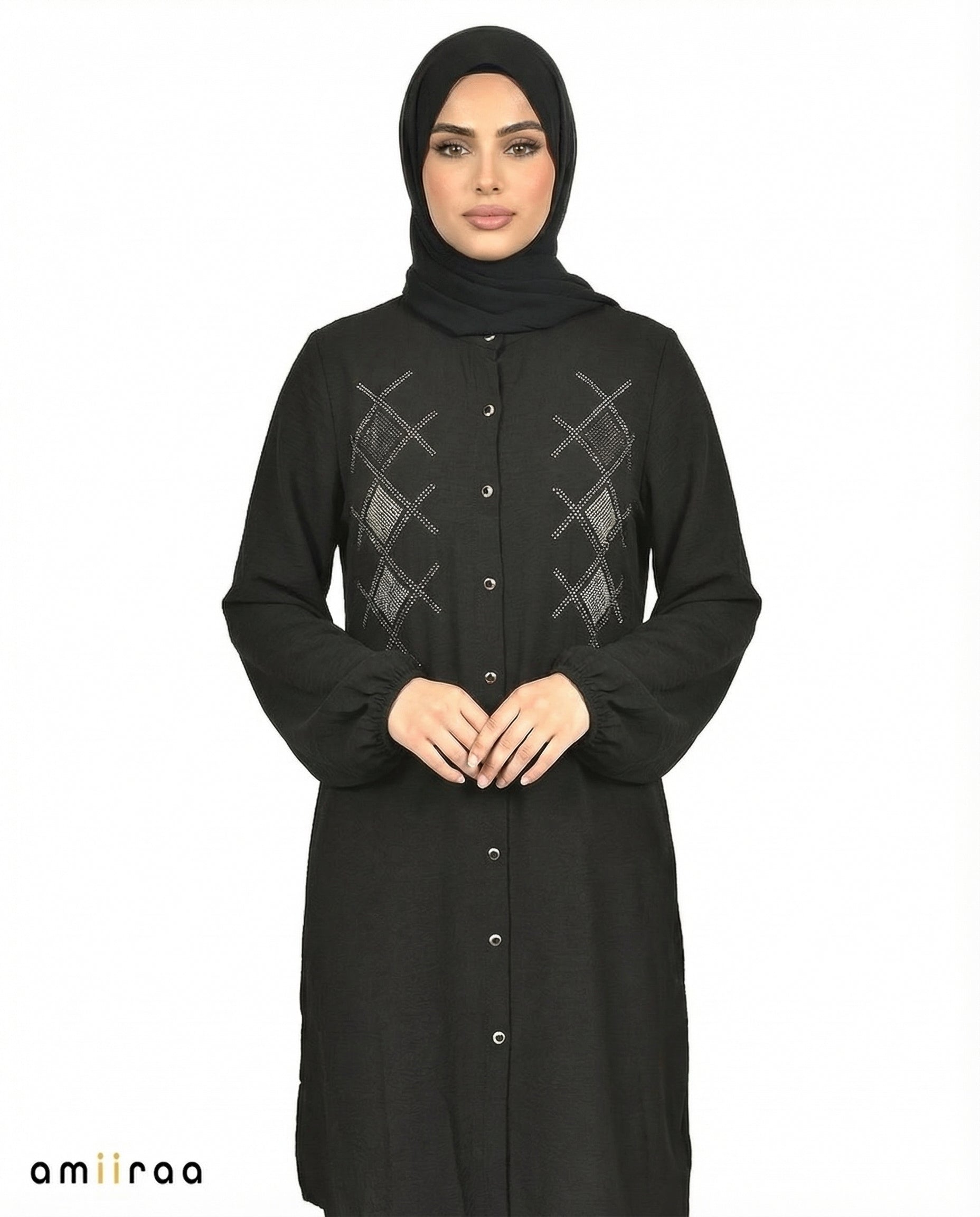 Solute Diamante Embellished Modest 2PC Set