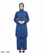 Surf The Web Diamante Embellished Modest 2PC Set