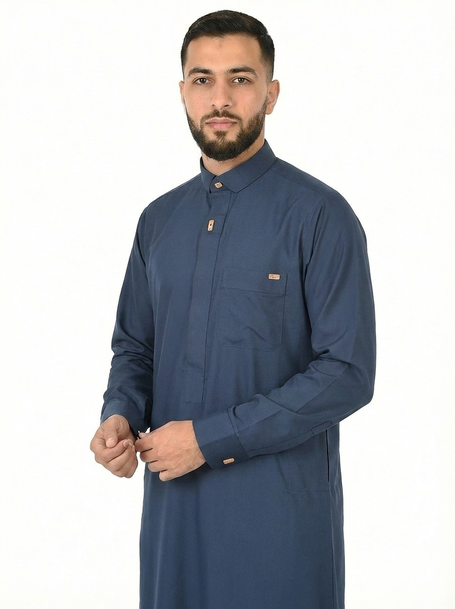 Patriot Blue Al Fares Premium Thobe