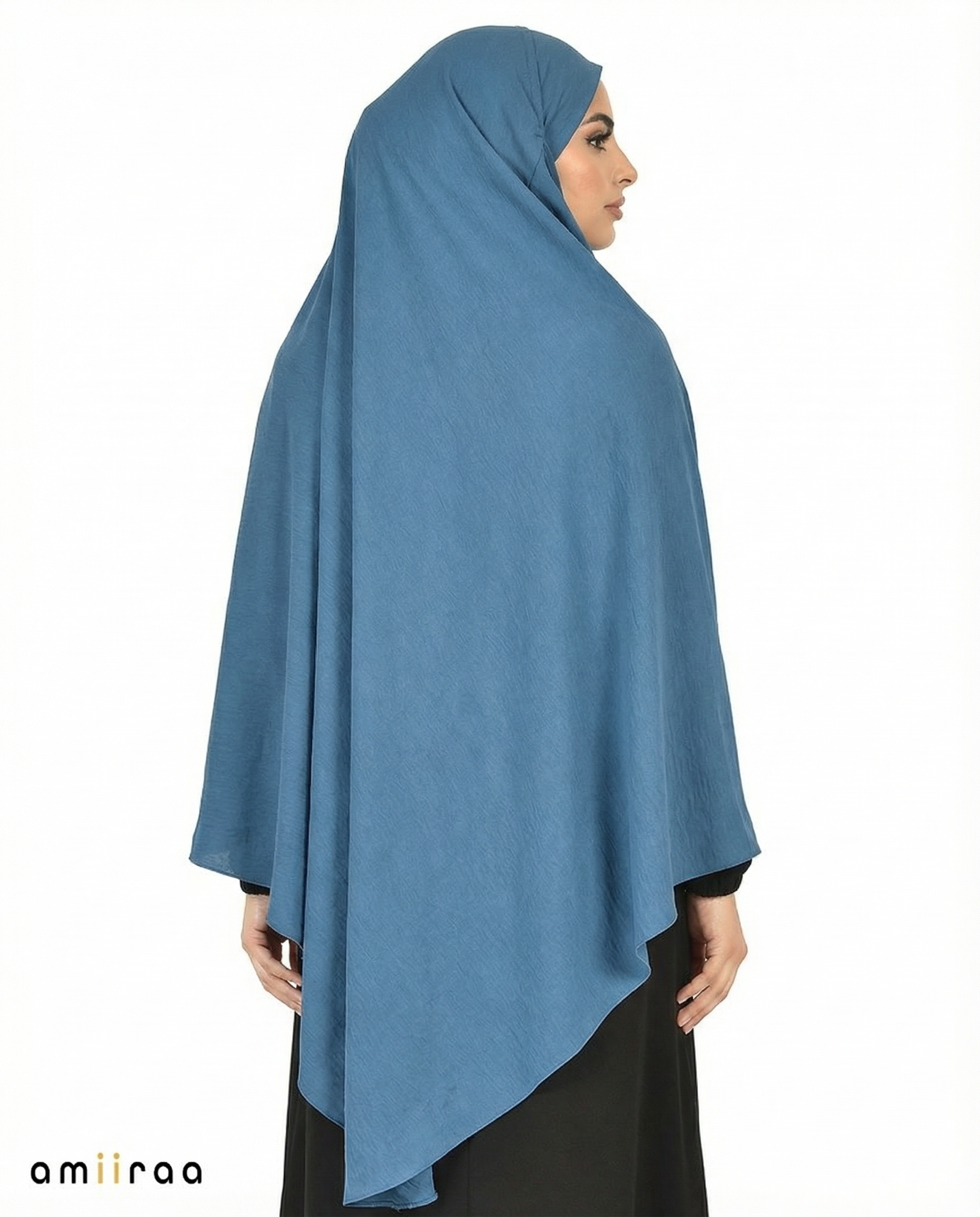 Dutch Blue Single Layer Airflow Modest Khimar