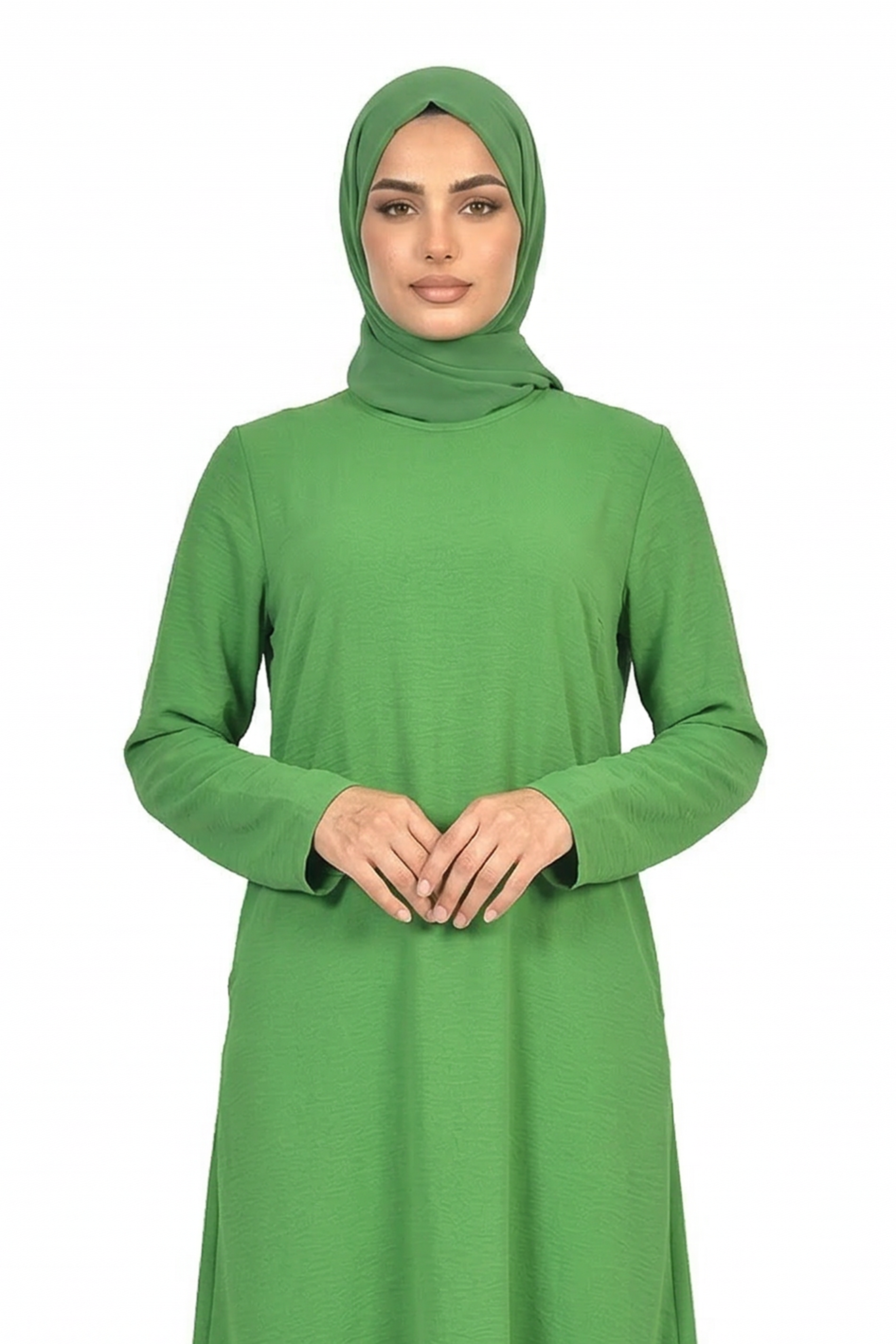 Green Bee Modest Airflow Tunic & Pants 2PC Set