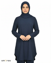 Black Iris Modest Airflow Tunic & Pants 2PC Set