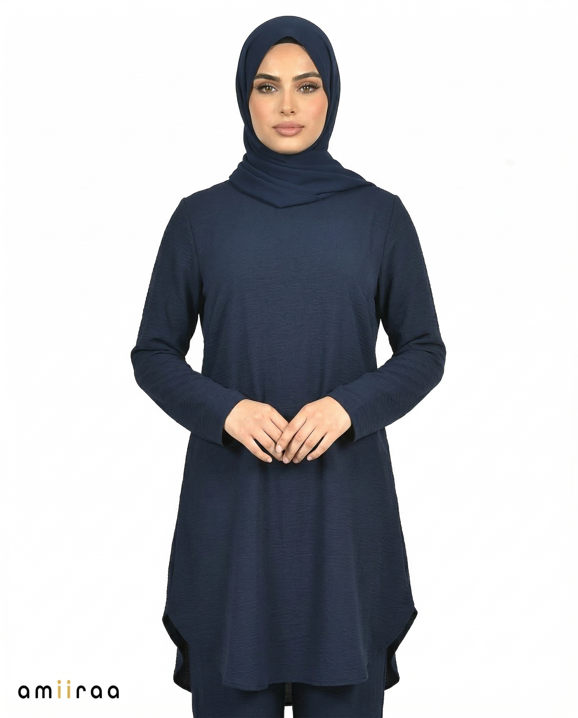 Black Iris Modest Airflow Tunic & Pants 2PC Set