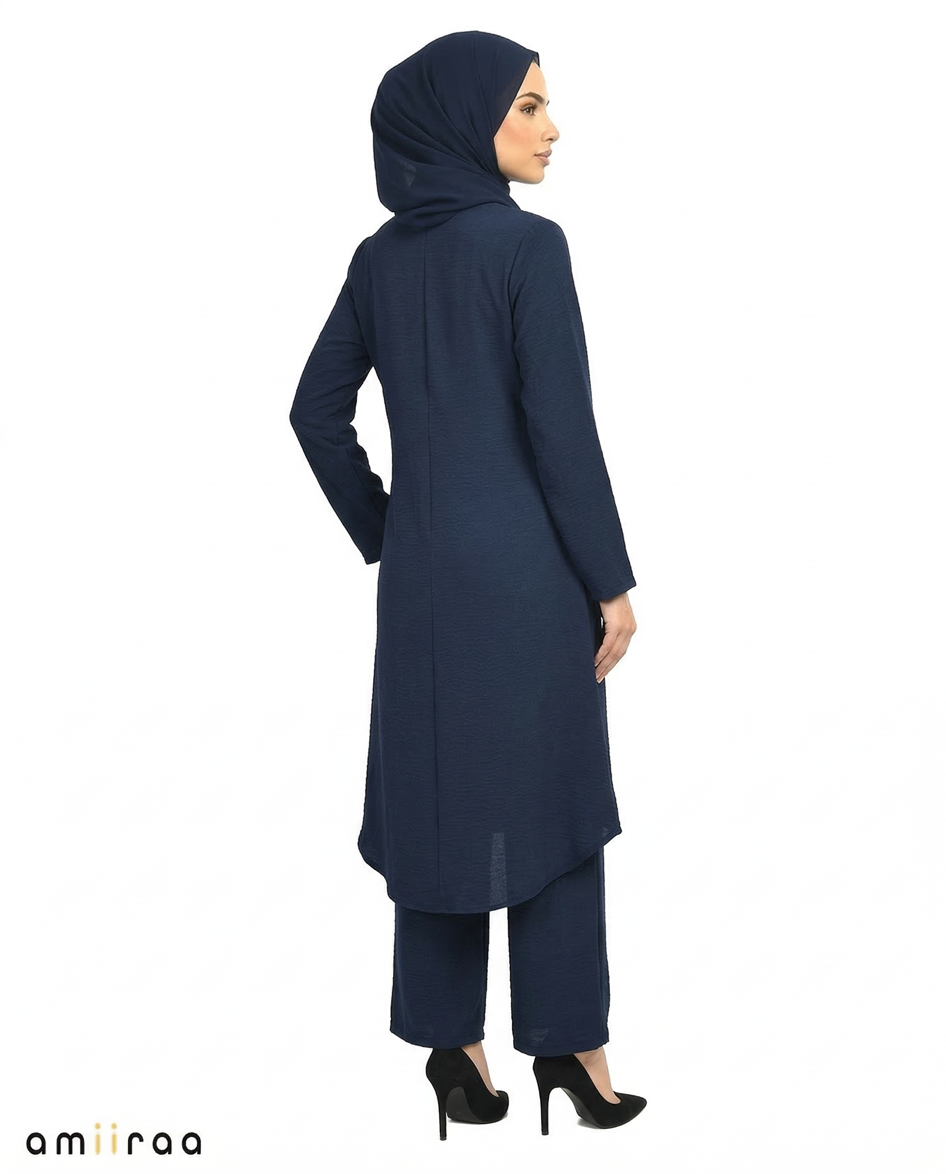 Black Iris Modest Airflow Tunic & Pants 2PC Set