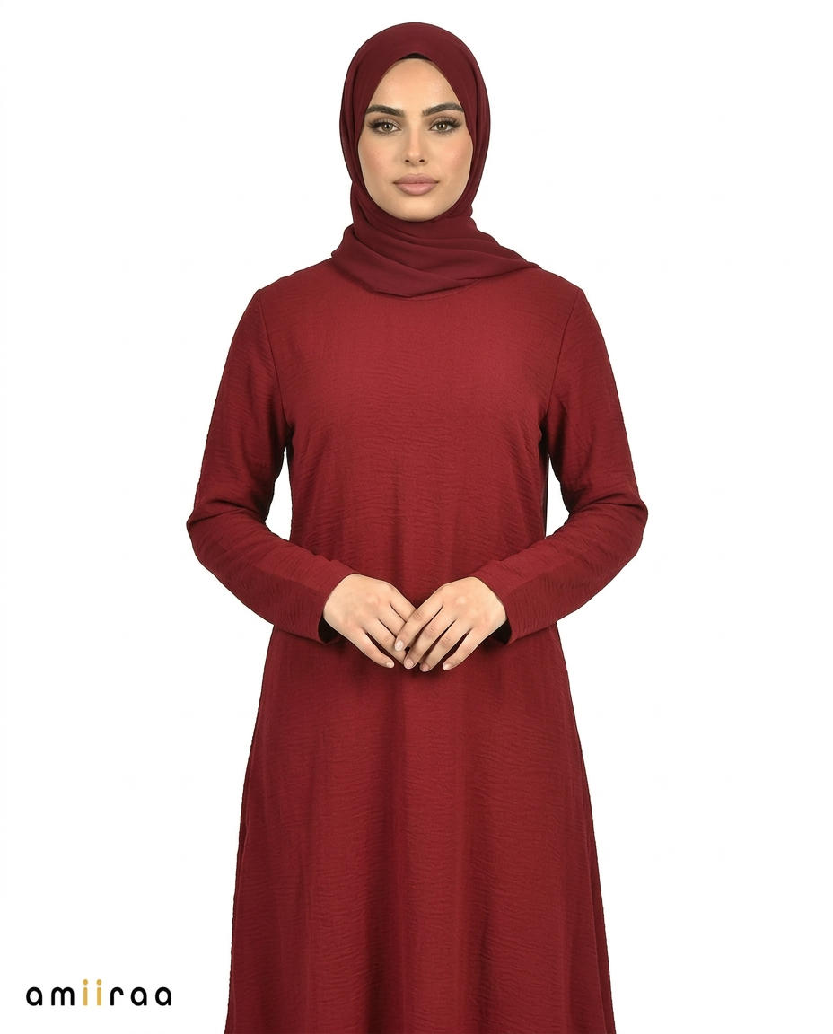Rumba Red Modest Airflow Tunic & Pants 2PC Set