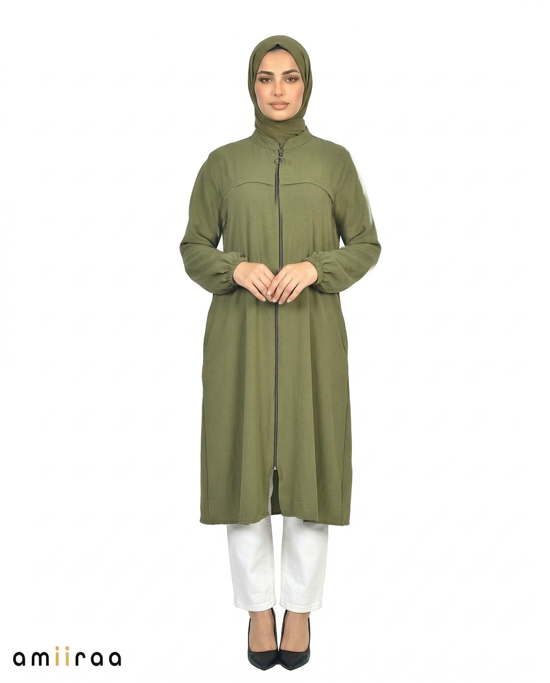 Four Leaf Clover Ladies Modest Longline Tunic