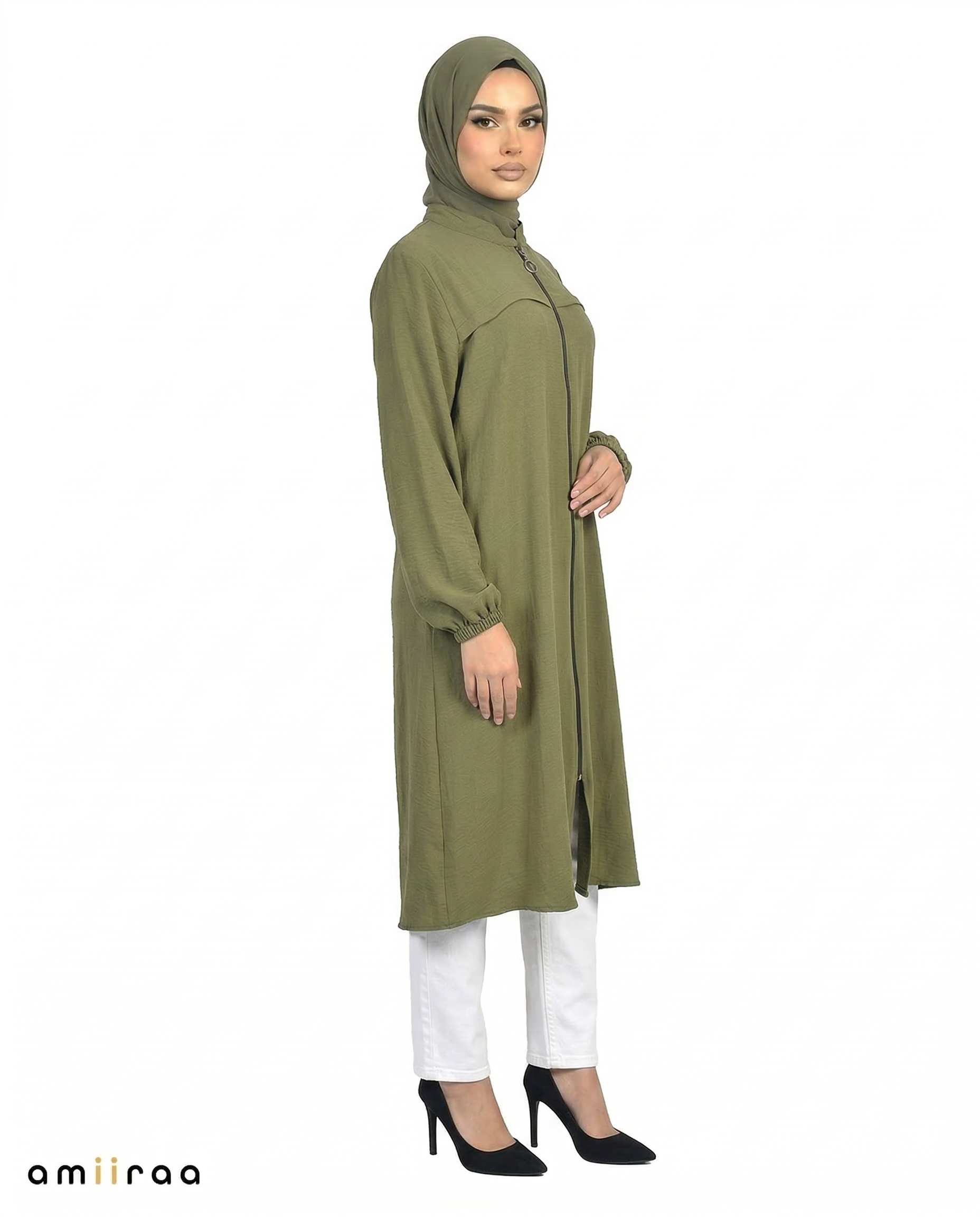 Four Leaf Clover Ladies Modest Longline Tunic