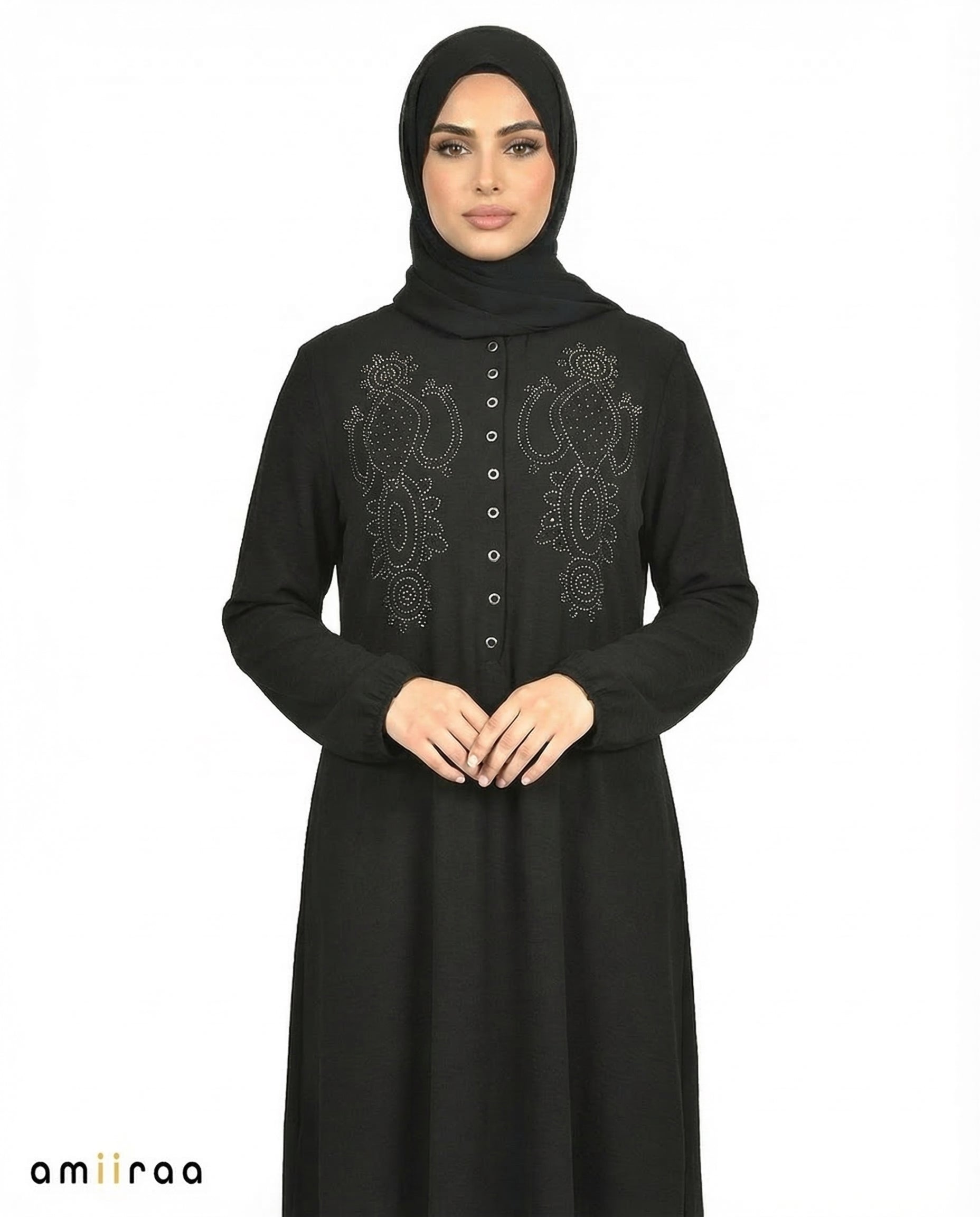 Tap Shoe Beaded Modest Long Sleeve Tunic Shirt