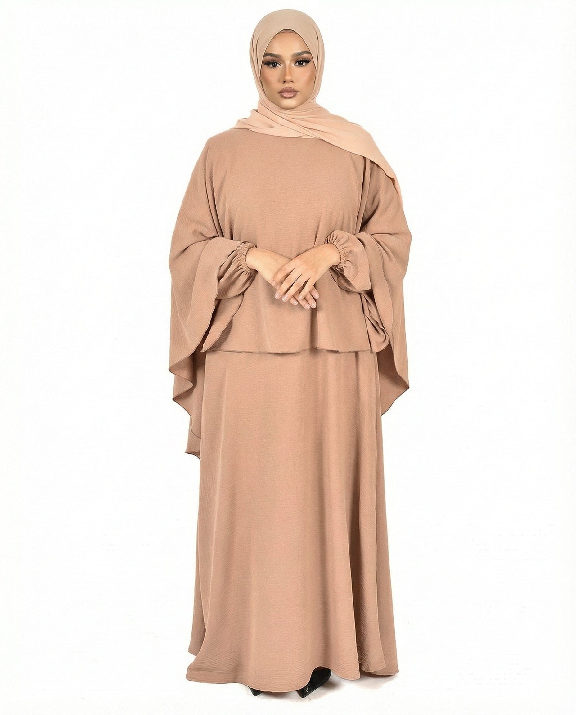 Cuban Sand Airflow Cape Abaya