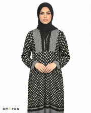 Tap Shoe Keffiyeh Print Modest Maxi Dress