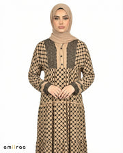 Amphora Keffiyeh Print Modest Maxi Dress