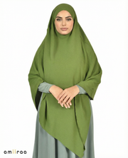 Garden Green Single Layer Airflow Modest Khimar