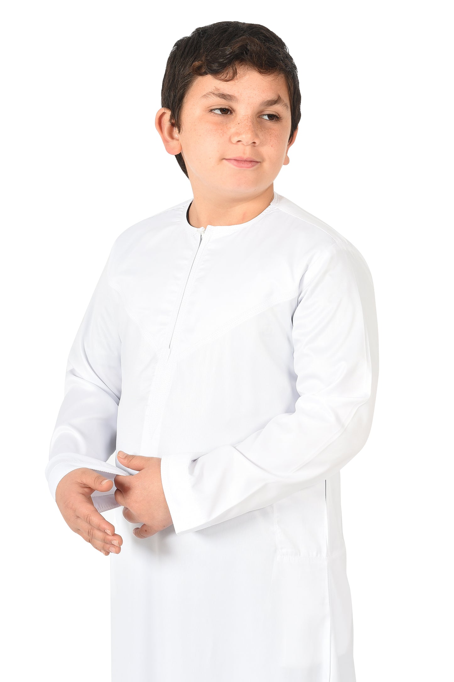 Al-Azka Kids Sport Thobe - White