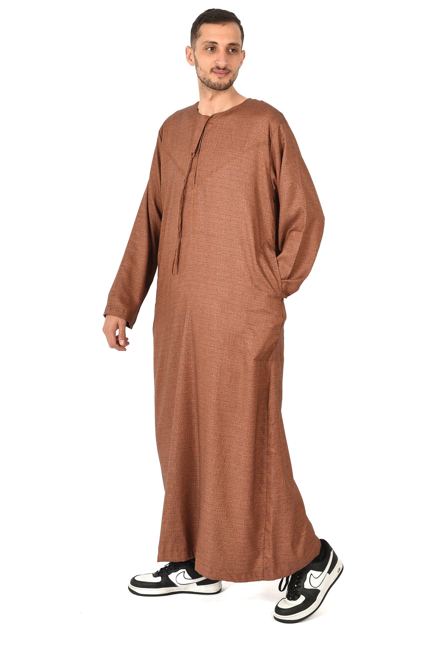 Al-othman tassel thobe - Brown