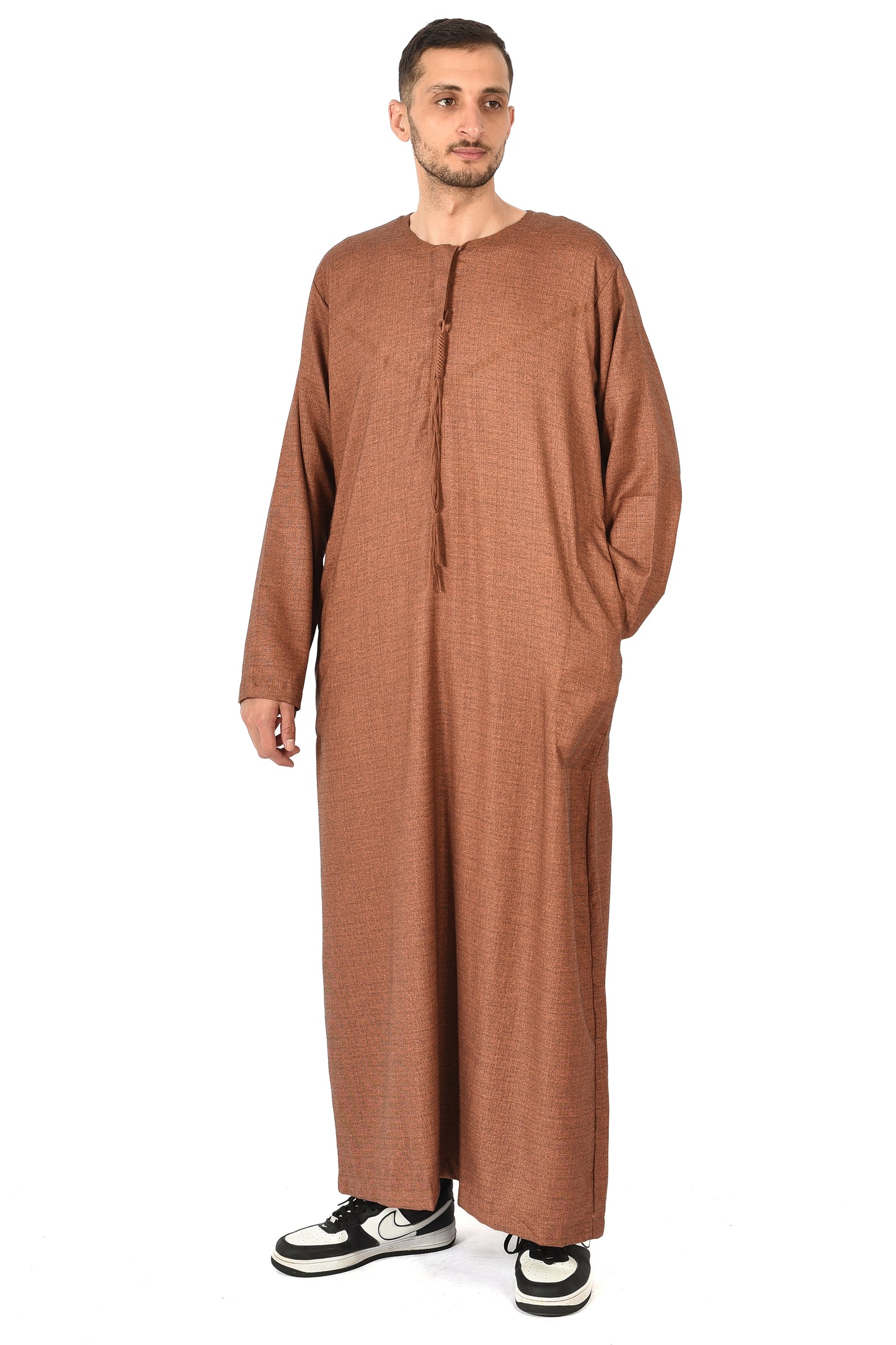 Al-othman tassel thobe - Brown