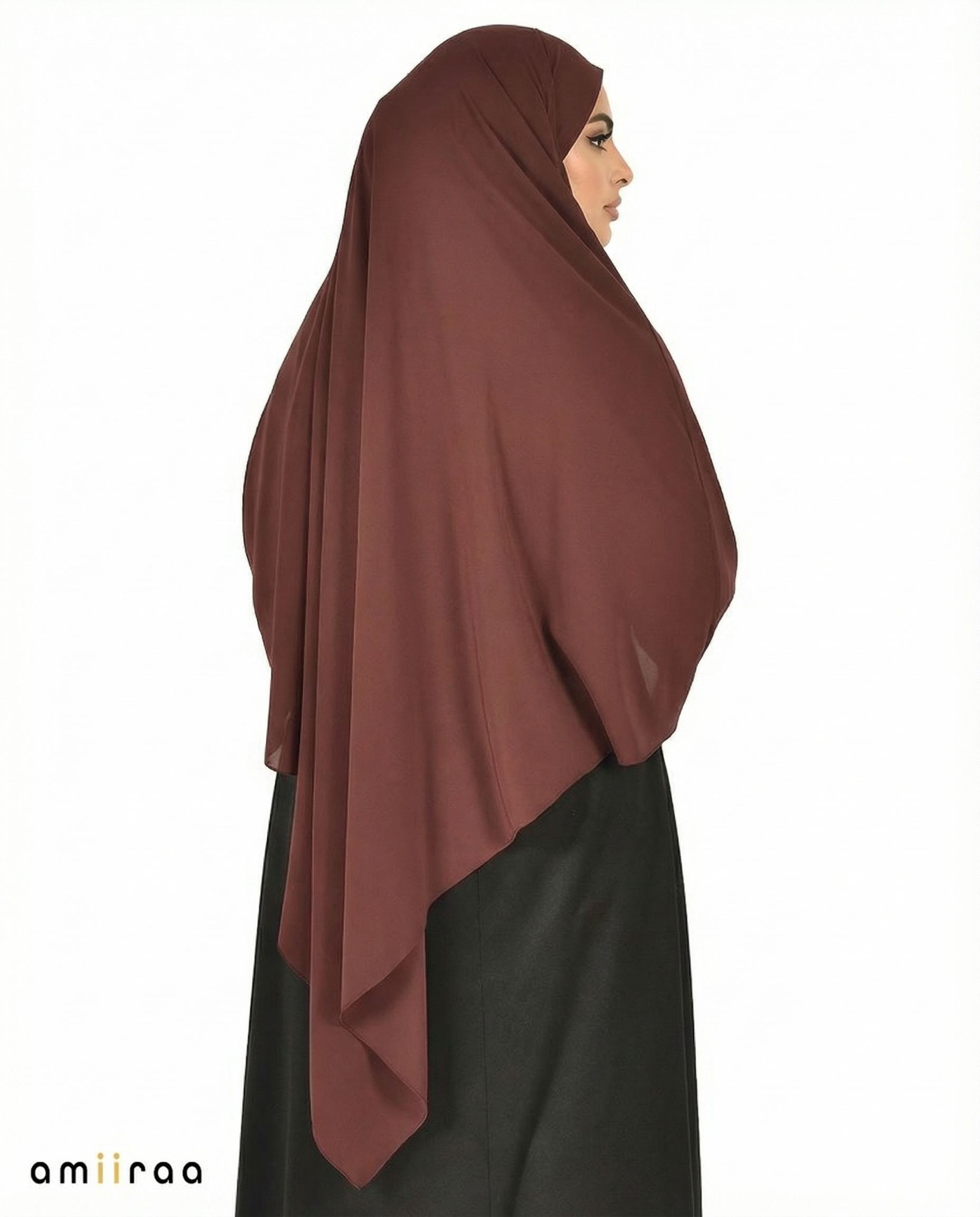 Red Earth Single Layer Flow Modest Khimar