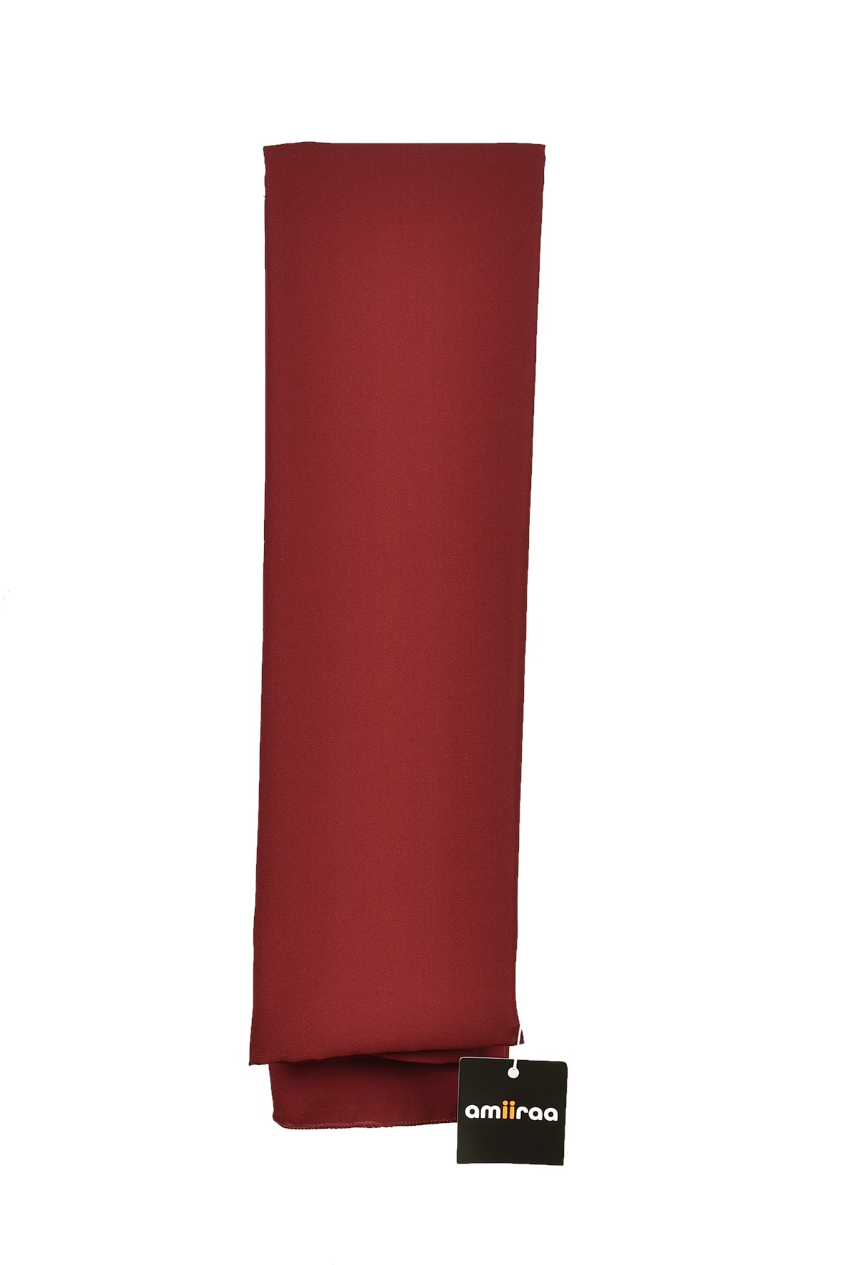 Earth Red Lightweight Rectangular Chiffon Scarf for Women – Sheer Wrap